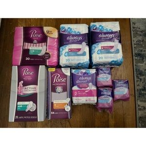 Poise, Always pads and liners